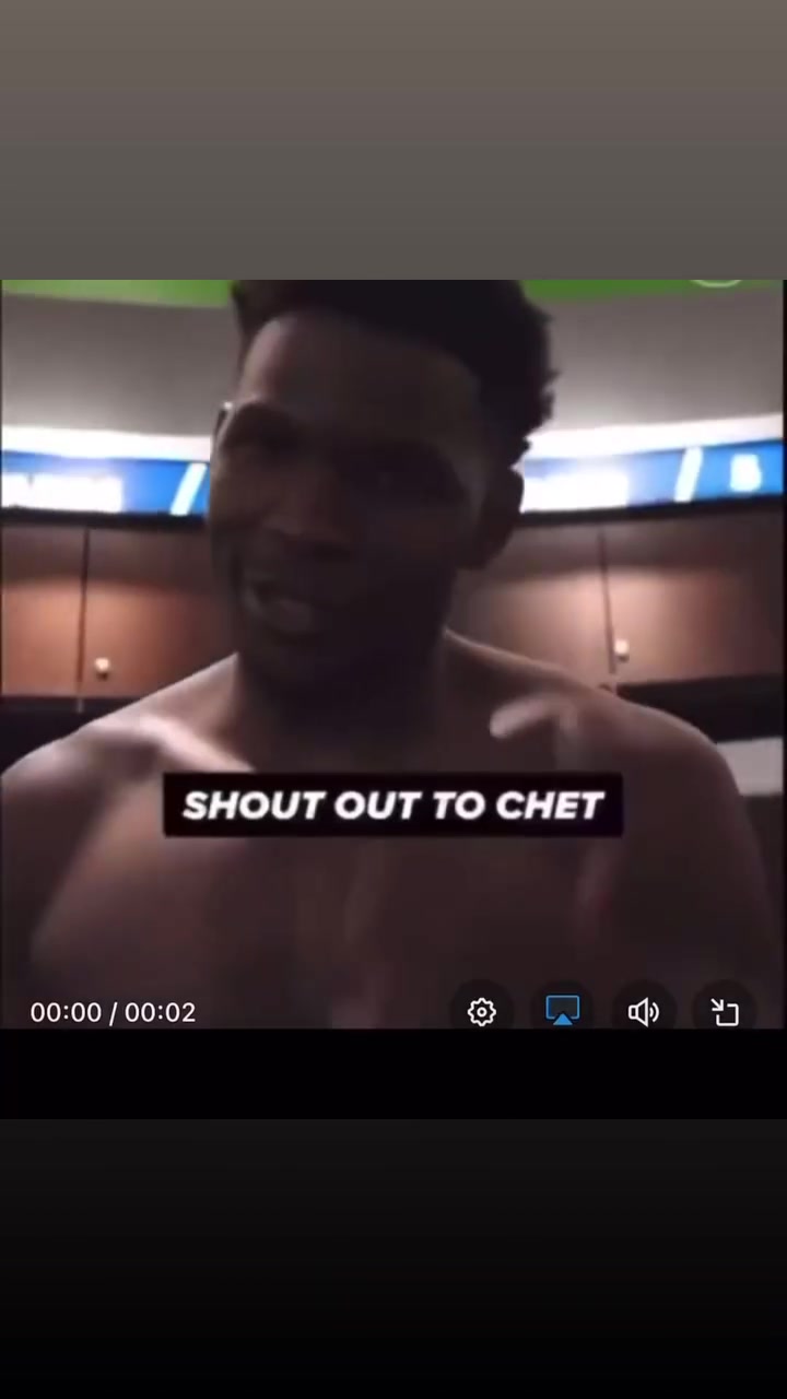 霍姆格伦晒视频恶搞华子配音：为切特欢呼 欢迎回家宝贝?